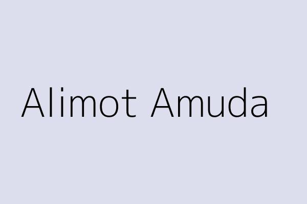 Alimot Amuda 